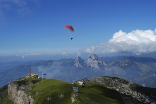 Paragliding over Fronalpstock in Canton Schwyz