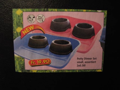 Potty dinner set