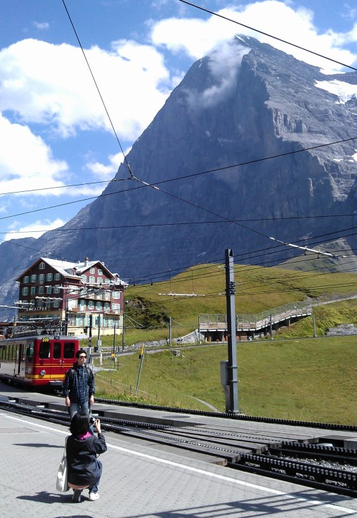 The Eiger North Face, as seen from Kleine Scheidegg © Susan Vogel-Misicka