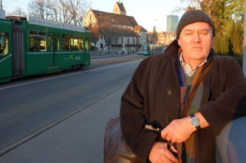 Irish author Padraig Rooney in Basel (© swissinfo.ch)